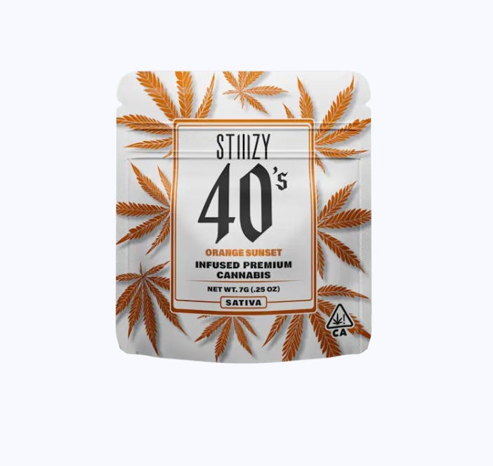 STIIIZY | Orange Sunset | 40's Infused Flower Smalls | 1/4oz