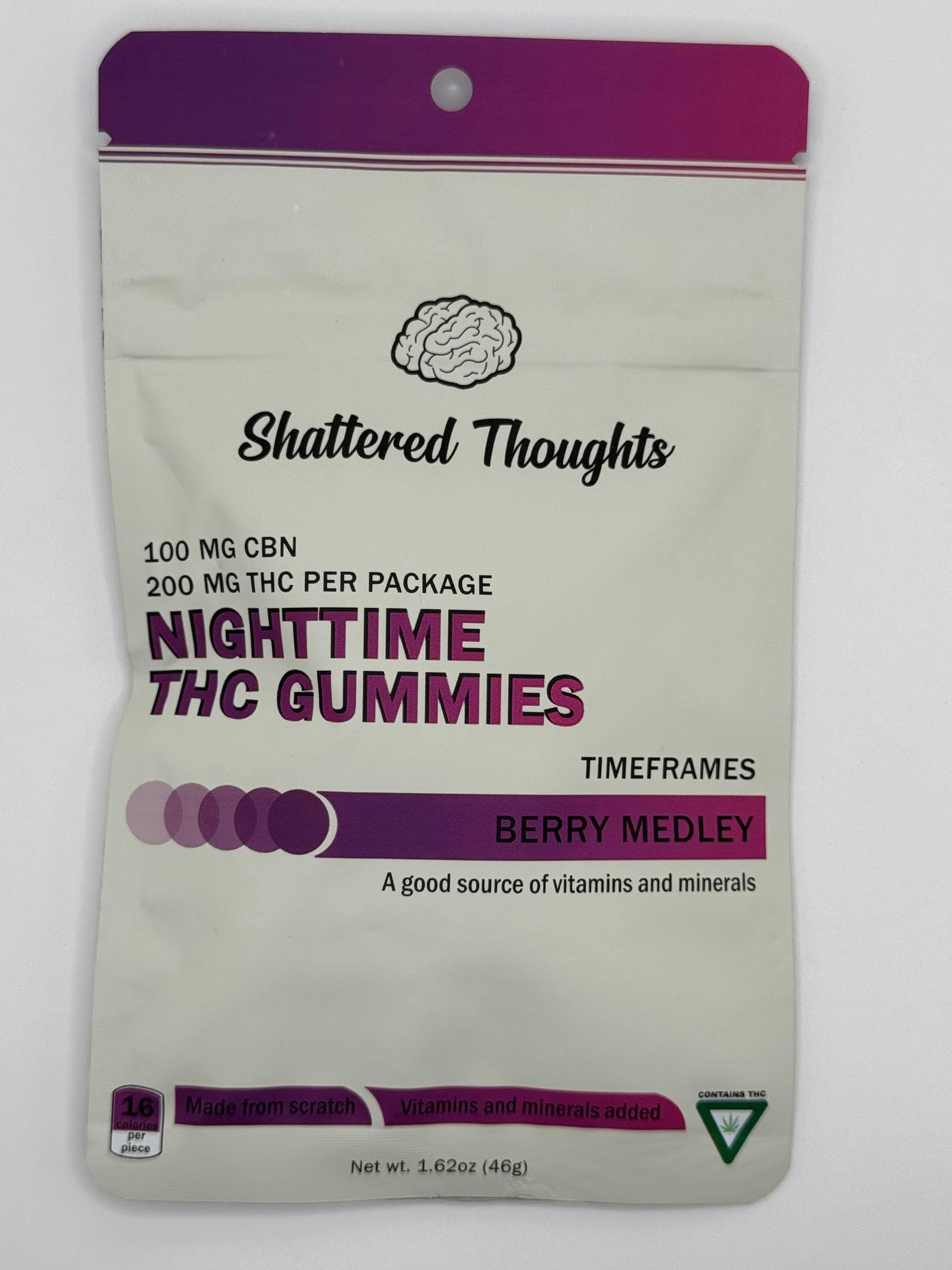 Shattered Thoughts | Gummies - 200mg - Berry Medley *CBN Infused*