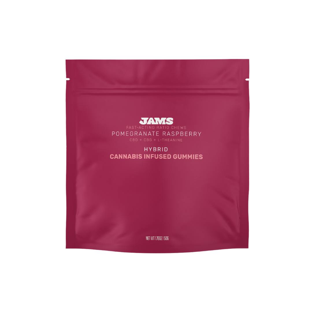 Pomegranate Raspberry 2:1:1 THC:CBD:CBG Gummies 10pk