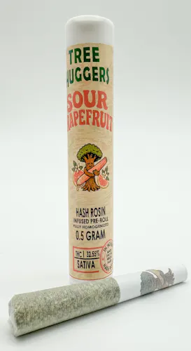 Sour Grapefruit – Hash Rosin Infused Pre-Roll – .5g-active