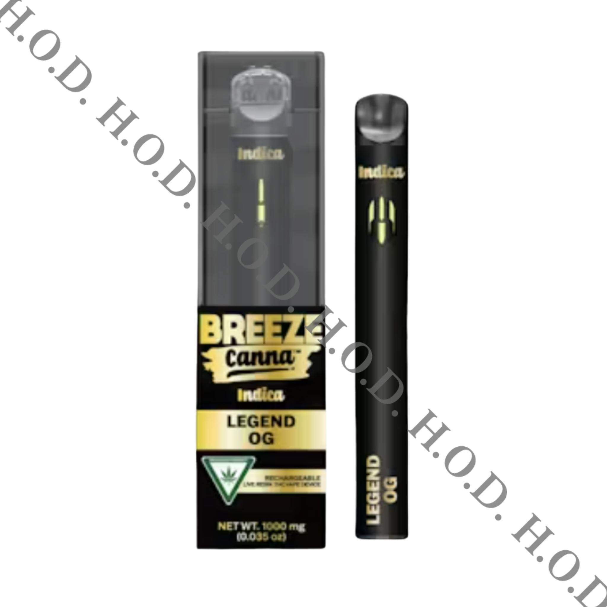 Breeze Canna Legend OG Live Resin Disposable 1g | House of Dank  Recreational Cannabis - Saginaw
