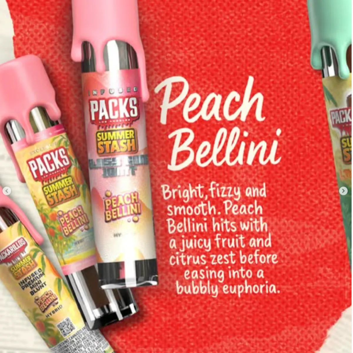 Packs Glones – Peach Bellini 1.25 1.25g Pre-rolls | Pack |