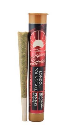 London Pundcake Pre roll | Hybrid | Golden Garden