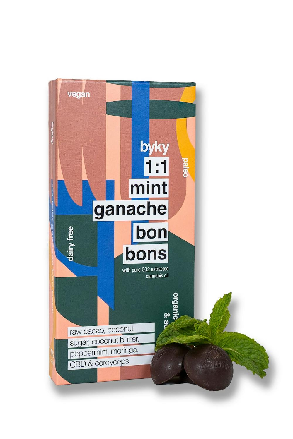 Product 5mg 1:1 Mint Chocolate Ganache Bon Bons 2pk