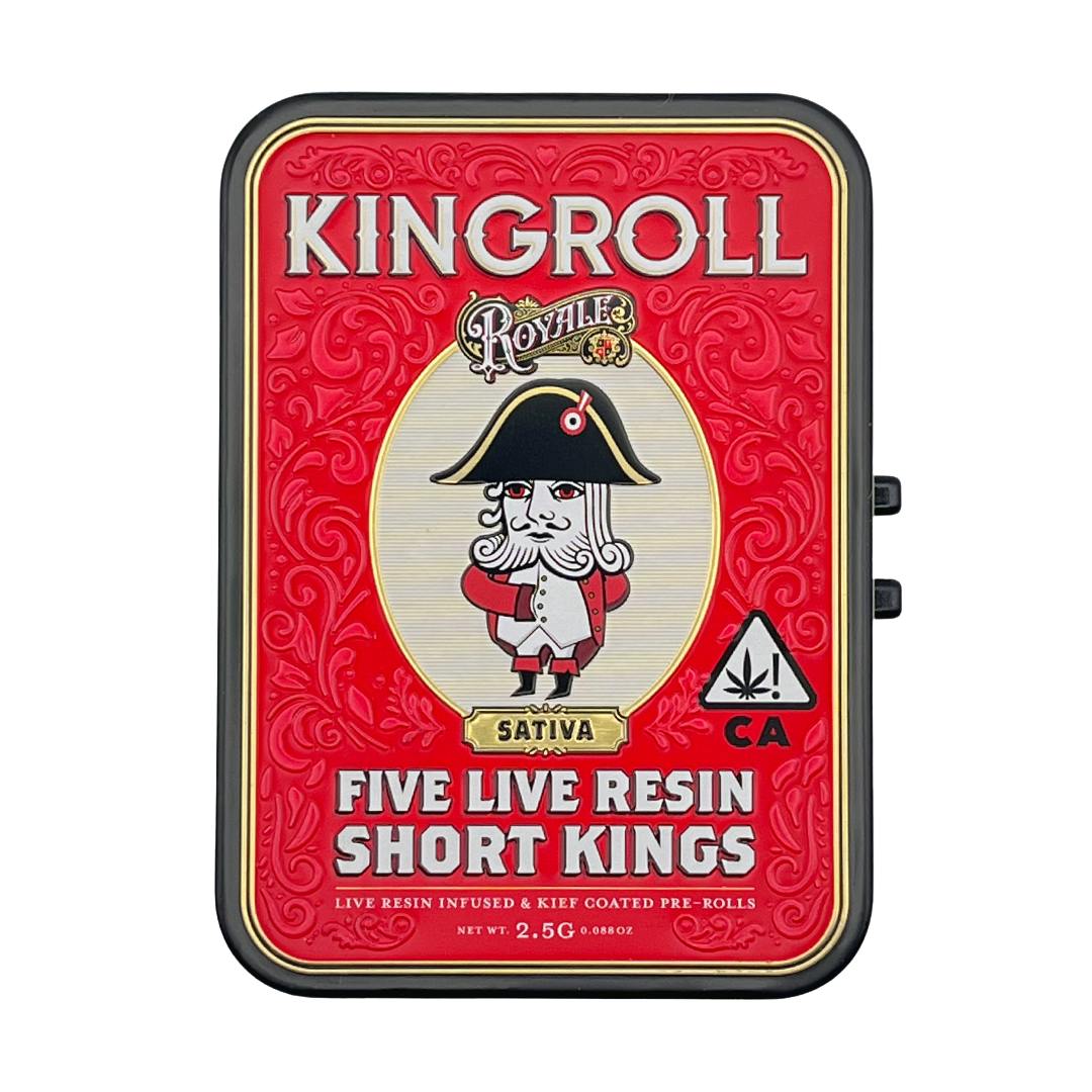 GHOST TRAIN HAZE 5PK LIVE RESIN AND KIEF SHORT KINGS PREROLLS-0