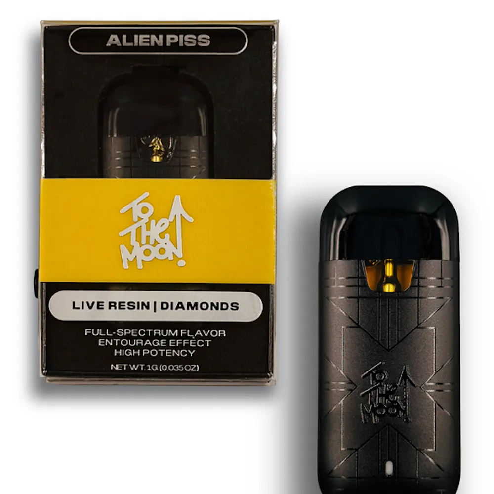 Product To The Moon - Alien Piss - 1g - Live Resin + Diamonds AIO