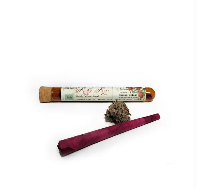 Ruby Farms Infused Pre-Roll Ghost Train Haze Rose Petal Infused