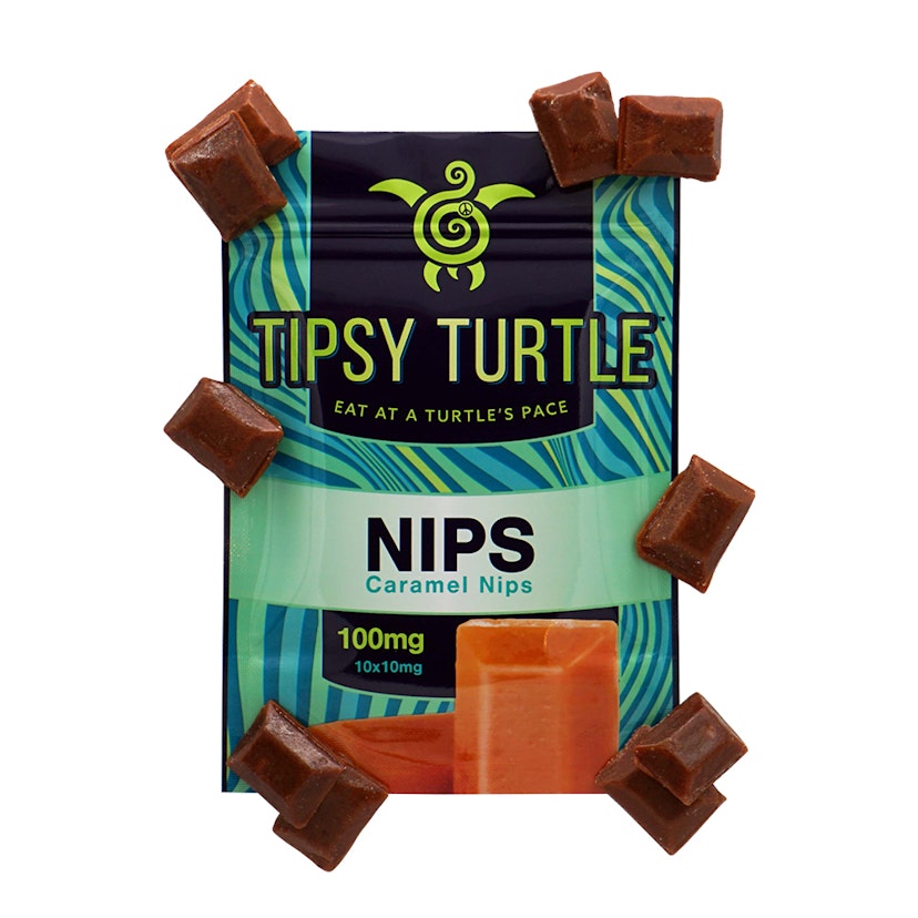 Tipsy Turtle Caramel Nips 100mg