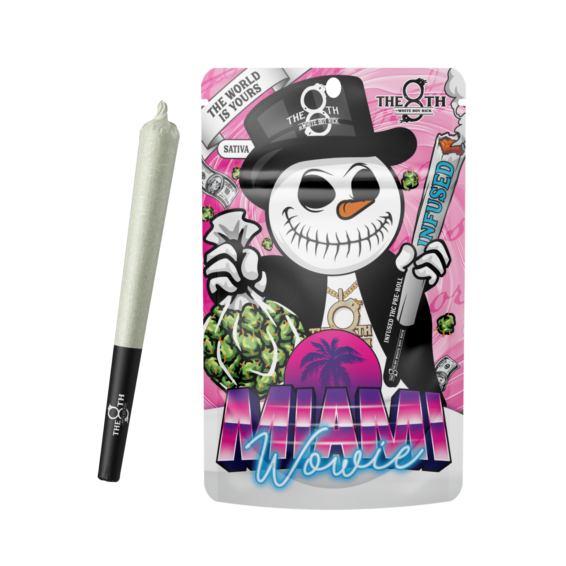The 8th By White Boy Rick Miami Wowie Infused Preroll Rec