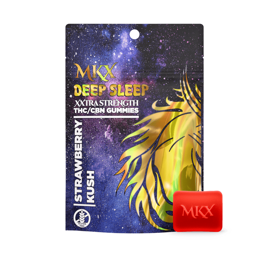 MKX Deep Sleep 200mg Gummies - Strawberry Kush