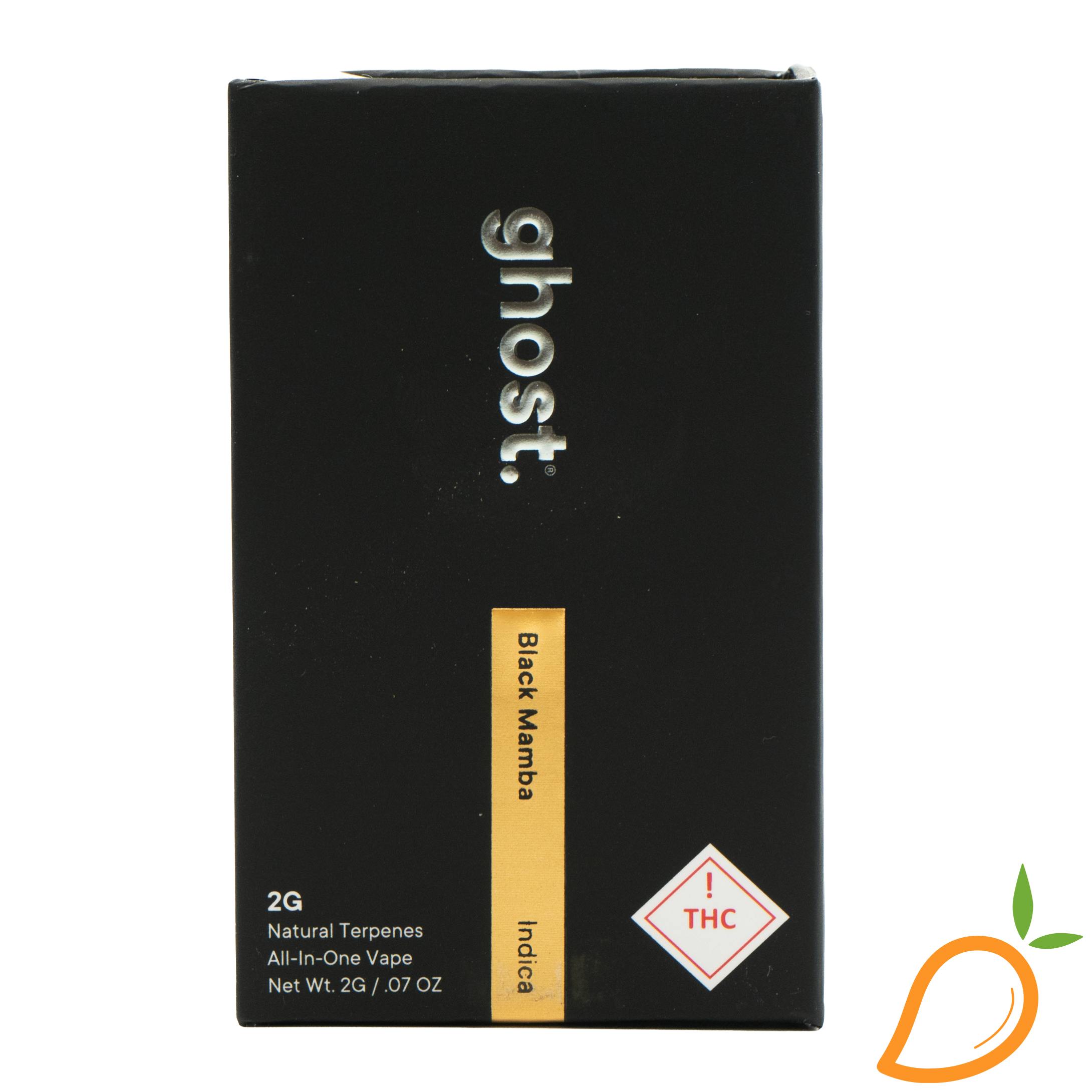 2g Black Mamba Disposable Vape Ghost Extracts