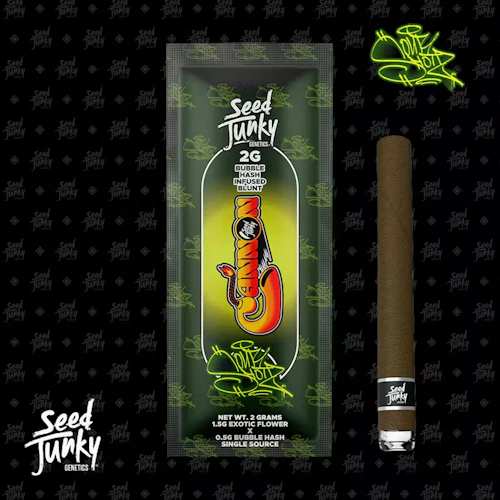 Seed Junky - 2g Bubble Hash Infused Blunt - Sour Shotz