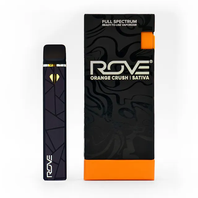 Rove Disposable Live Resin Diamond Orange Crush (S) 1g (sativa, live resin disposable)