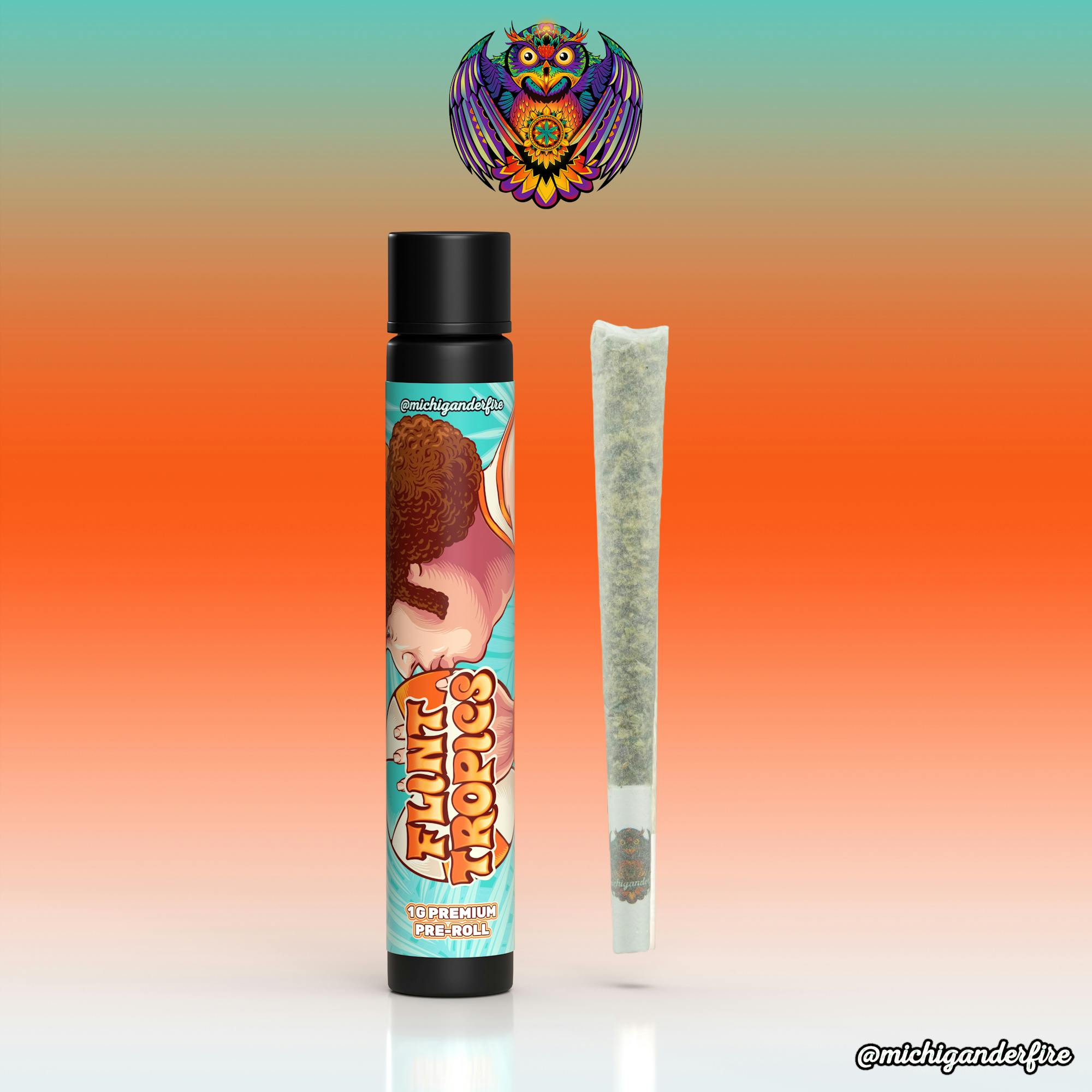 Michigander Fire - 1g Preroll - Flint Tropics