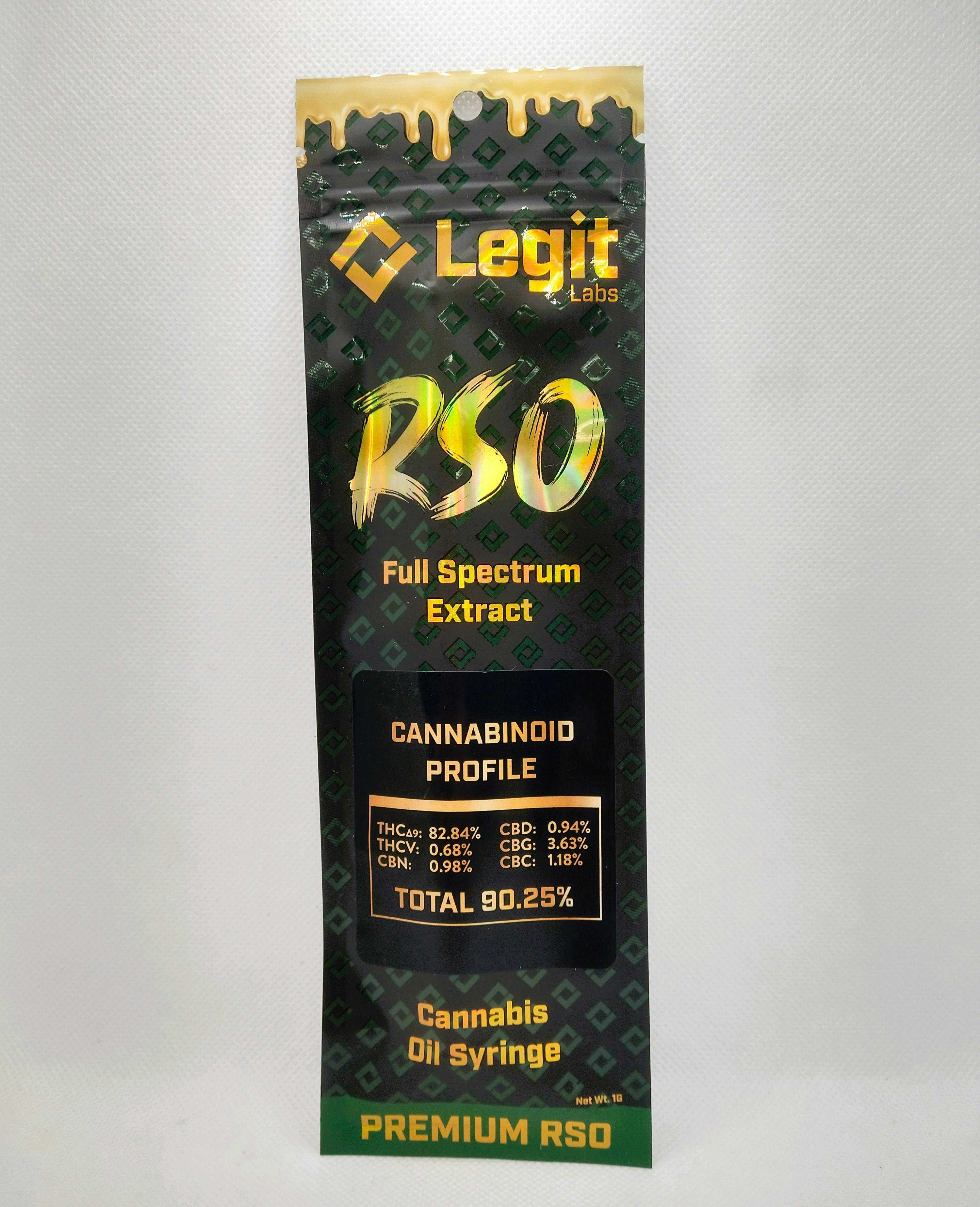 Product: Legit Labs | RSO | 1g | Full Spectrum