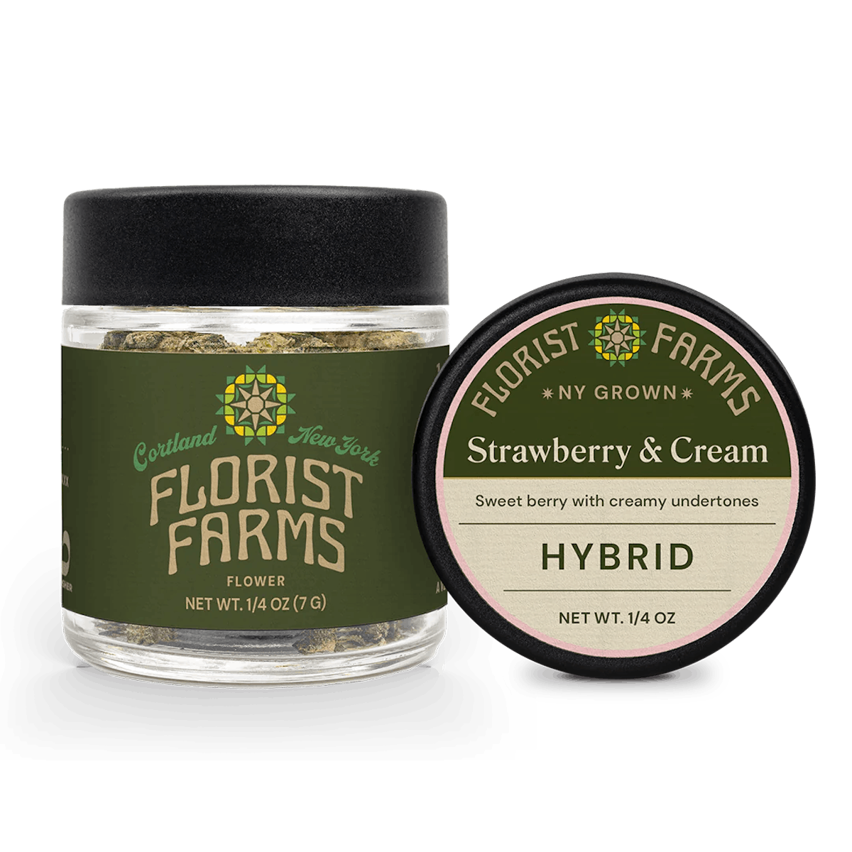 Photo of Florist Farms | Strawberry & Cream | 7g Jar