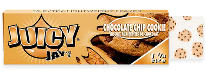 Juicy Jay's Flavored Rolling Papers - Chocolate Chip Cookie (1¼