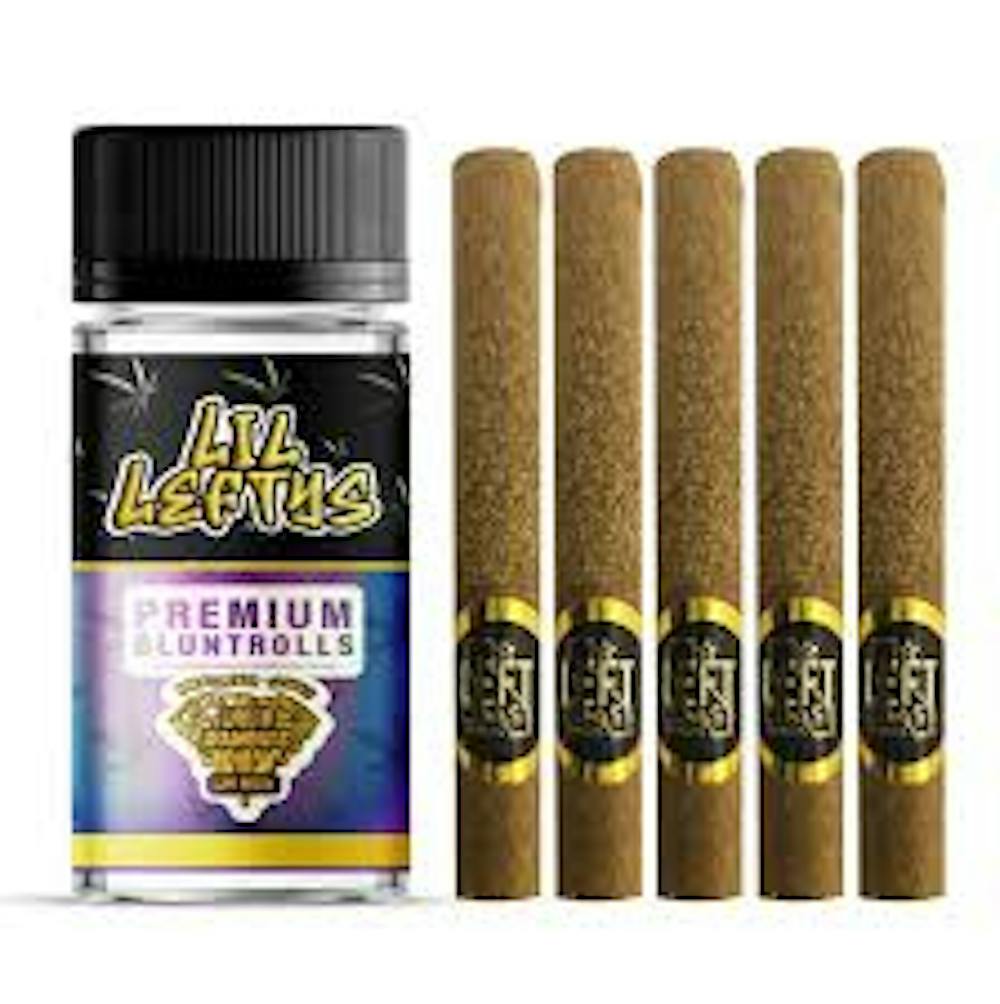 Product Lil Leftys Infused Mini Blunts | Grape Cookies (I) |  5 pack | Left Coast