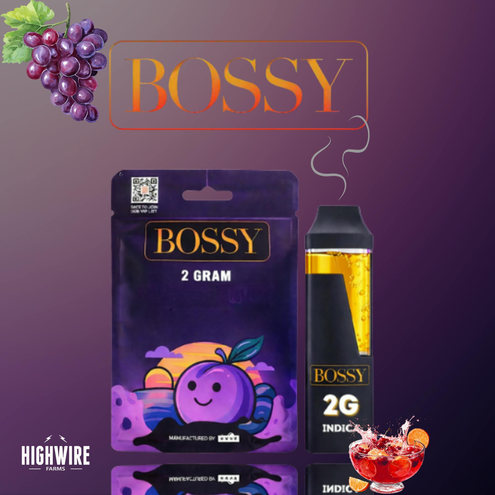 Bossy | Purple Punch | 2G Disposable