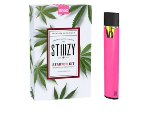 Stiiizy – Pod Battery Starter Kit – Neon Pink – Variable Voltage-active