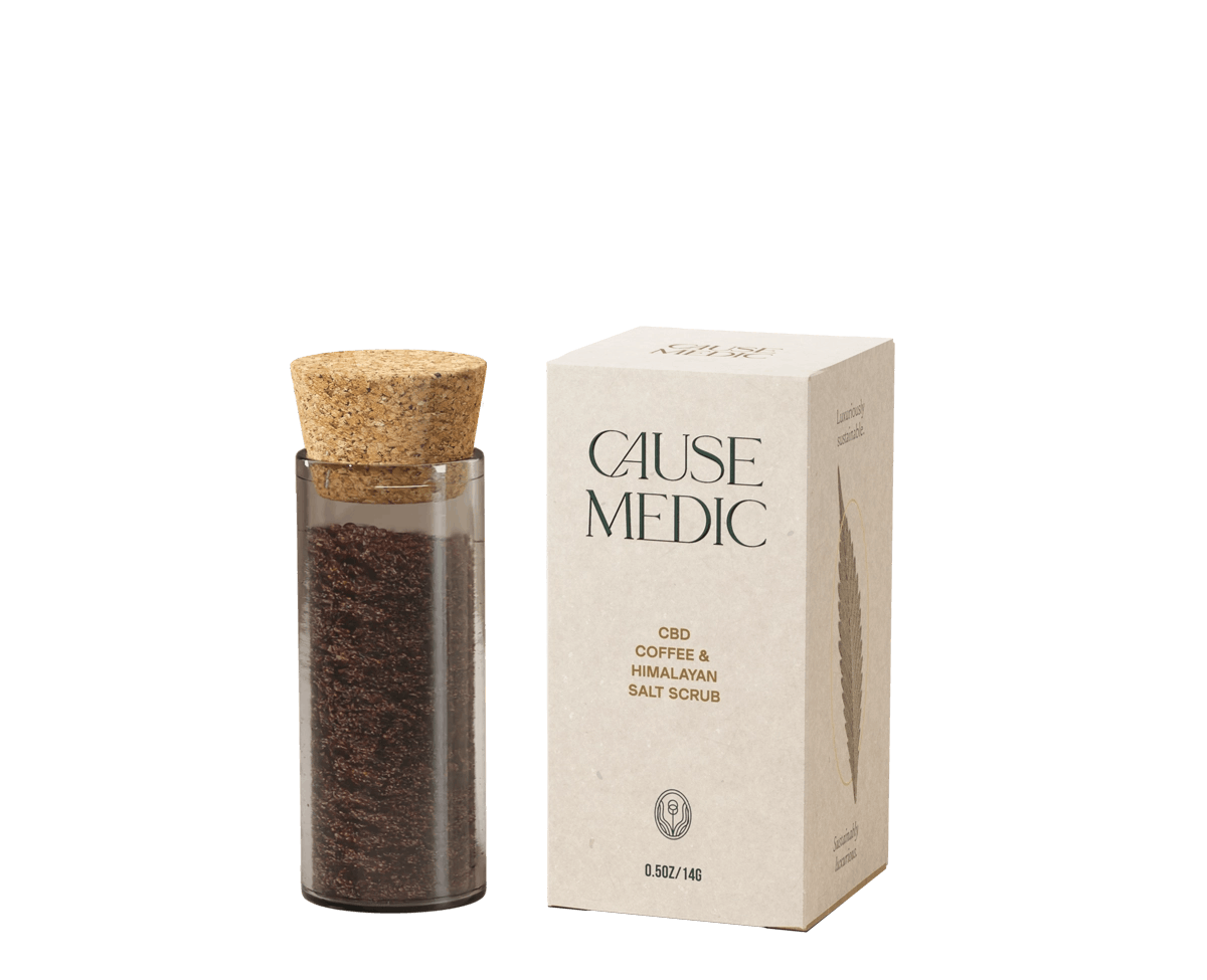 Cause Medic Cbd Coffee & Himalayan Salt Scrub (single Serving) - CBD cannabis product, N/A