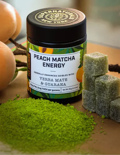 SUPERNATURALS | PEACH MATCHA ENERGY GUMMIES (10:2 THC:THCV) | 100MG-1