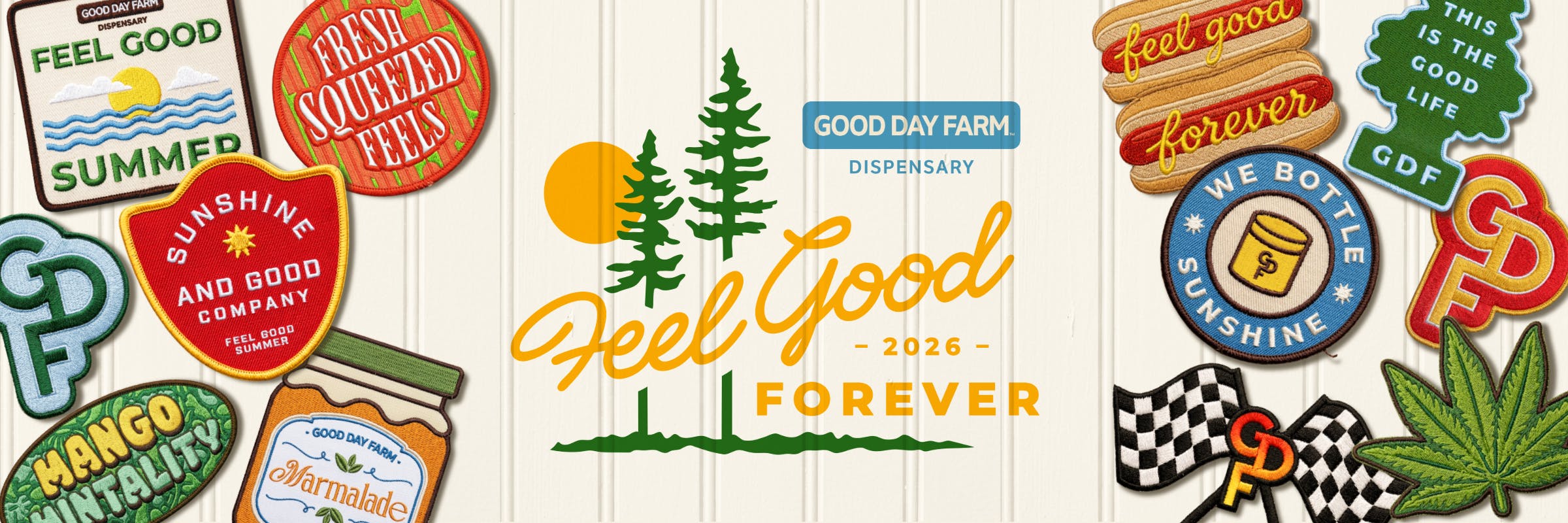 Feel Good Forever with Good Day Farm Dispensary! Stop by for the latest summertime drops including exclusive flower strains, vapes, and more!