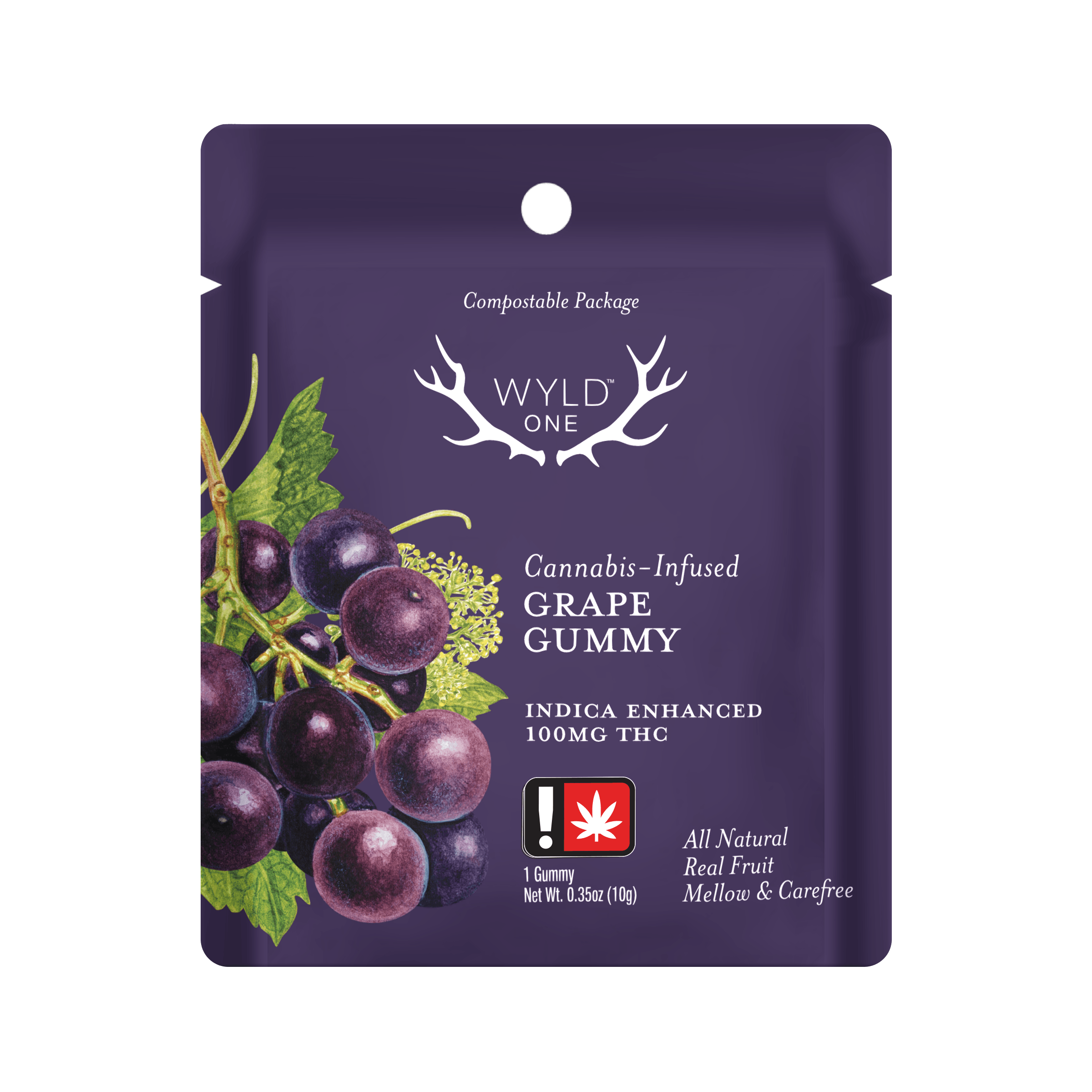 Photo of Grape Wyld Ones 100MG Gummy (Wyld)