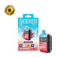 GEEKED by MKX - 3G Disposables LIMITED EDITION - Fire Cracker OG - Indica - product image at King of Budz