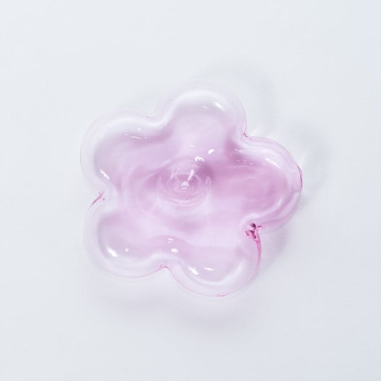 Edie Parker Blush Petal Glass Pipe