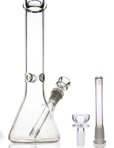 Photo of 4mm- 10″ Classic colored bottom beaker w/ICE Pinch – Ice Catcher (YBW)