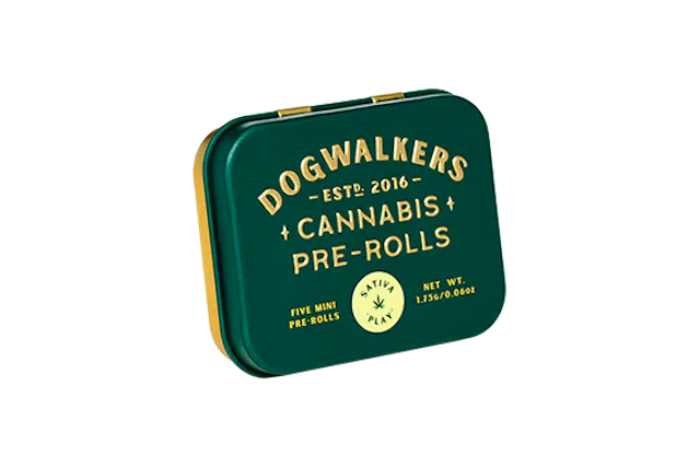 Dogwalkers Pre-Roll Pack Durban Z 5pk/1.75g (sativa, packs)