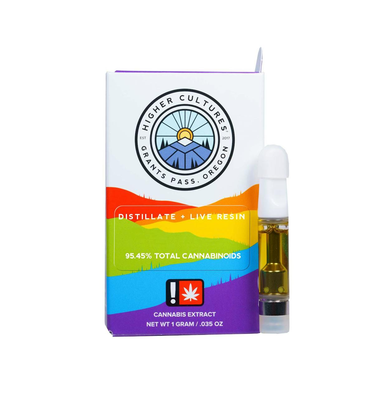 Photo of Higher Cultures 1g SNICKLEFRITZ Distillate + LR Vape Cartridge