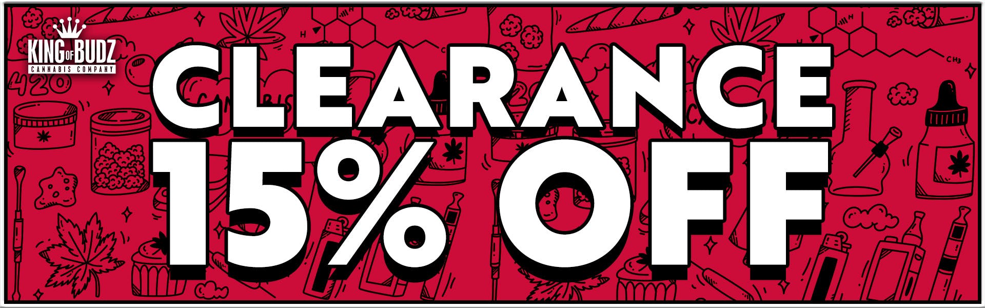 Clearance - 15 Percent OFF