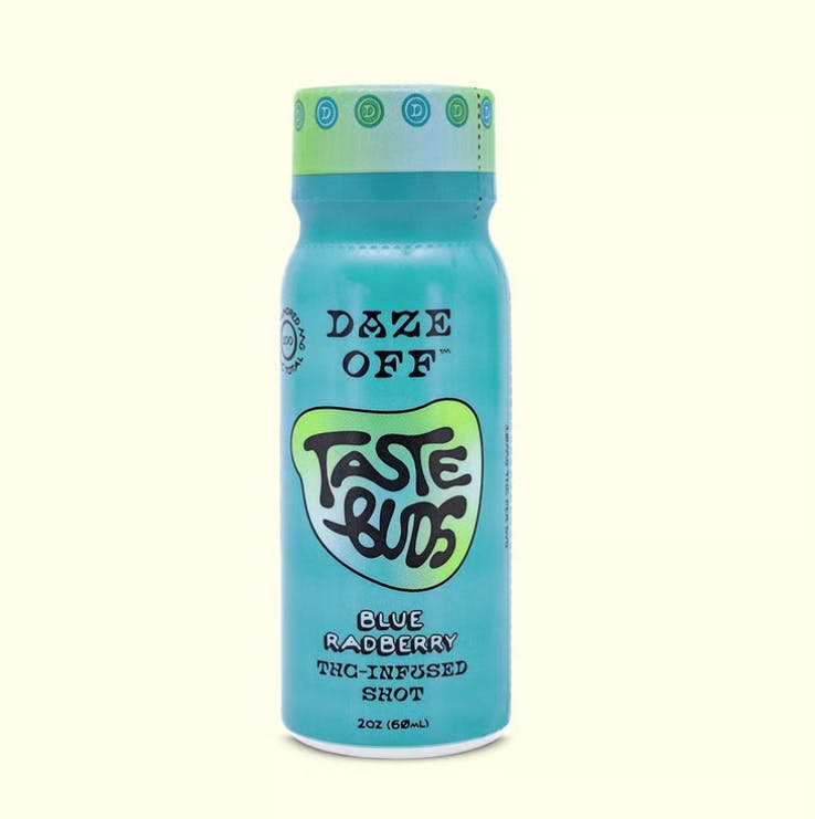 Product AZ Daze Off Taste Buds Shots 2oz - Blue Radberry 100mg
