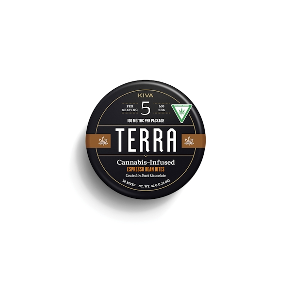 Terra | Dark Chocolate Espresso Bean Bites | 100mg