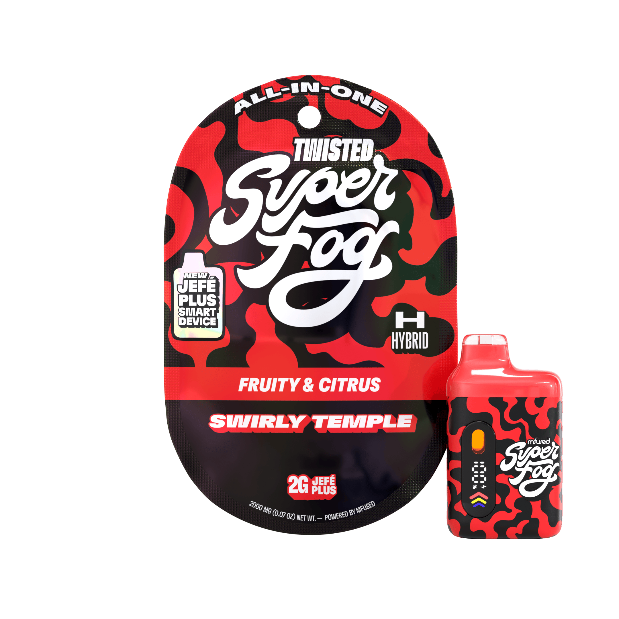 Mfused TWISTED Liquid Diamonds Jefé Plus - Swirly Temple