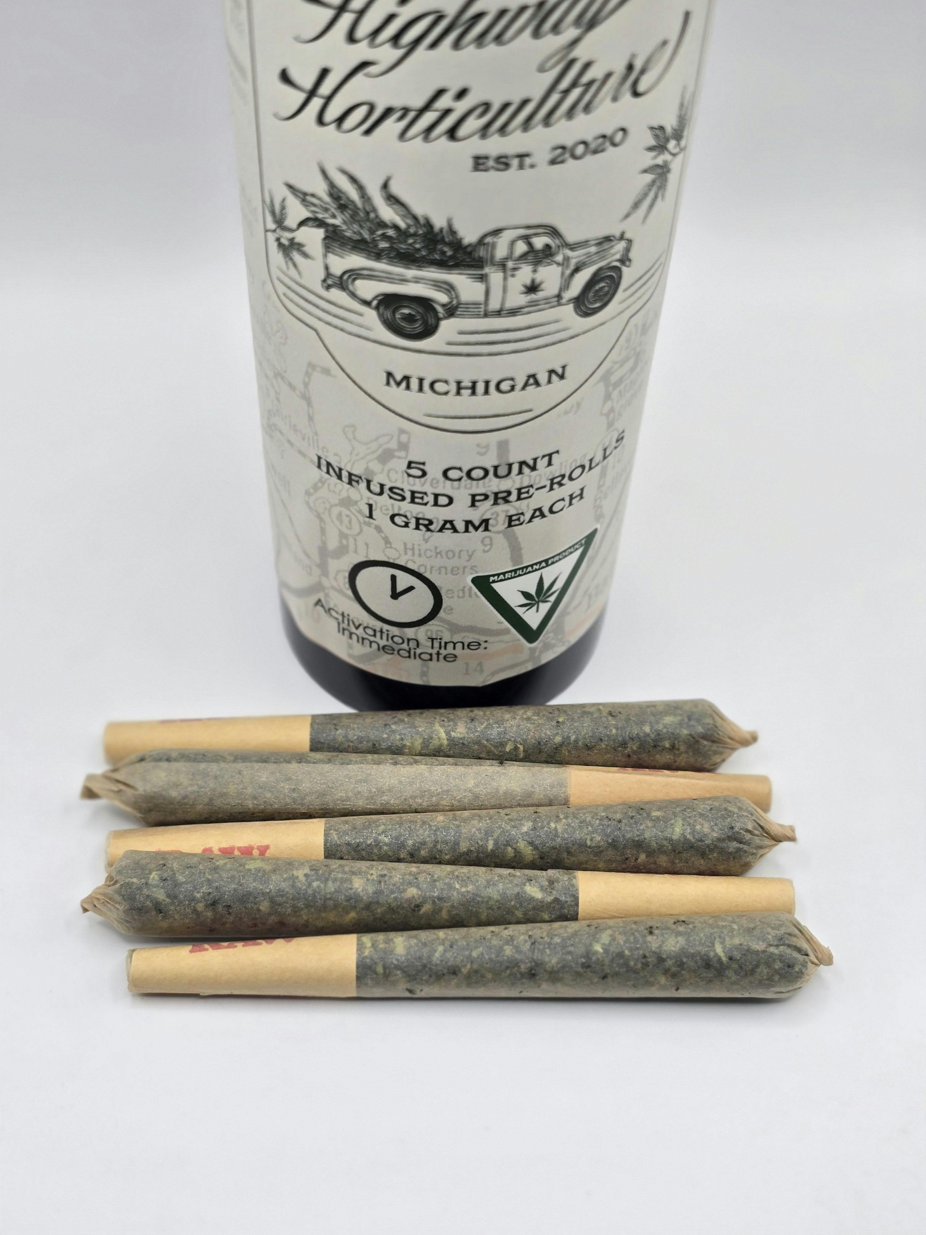 Highway Horticulture | Galaxy Runtz 1g Infused Pre-Roll 5pk