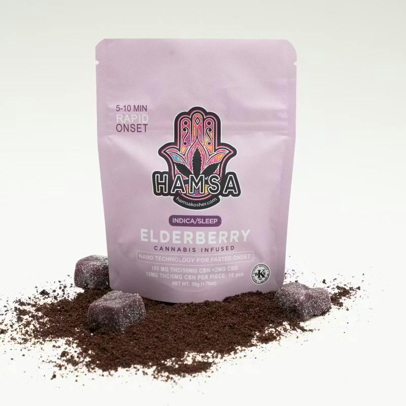Hamsa Edible Gummies Elderberry