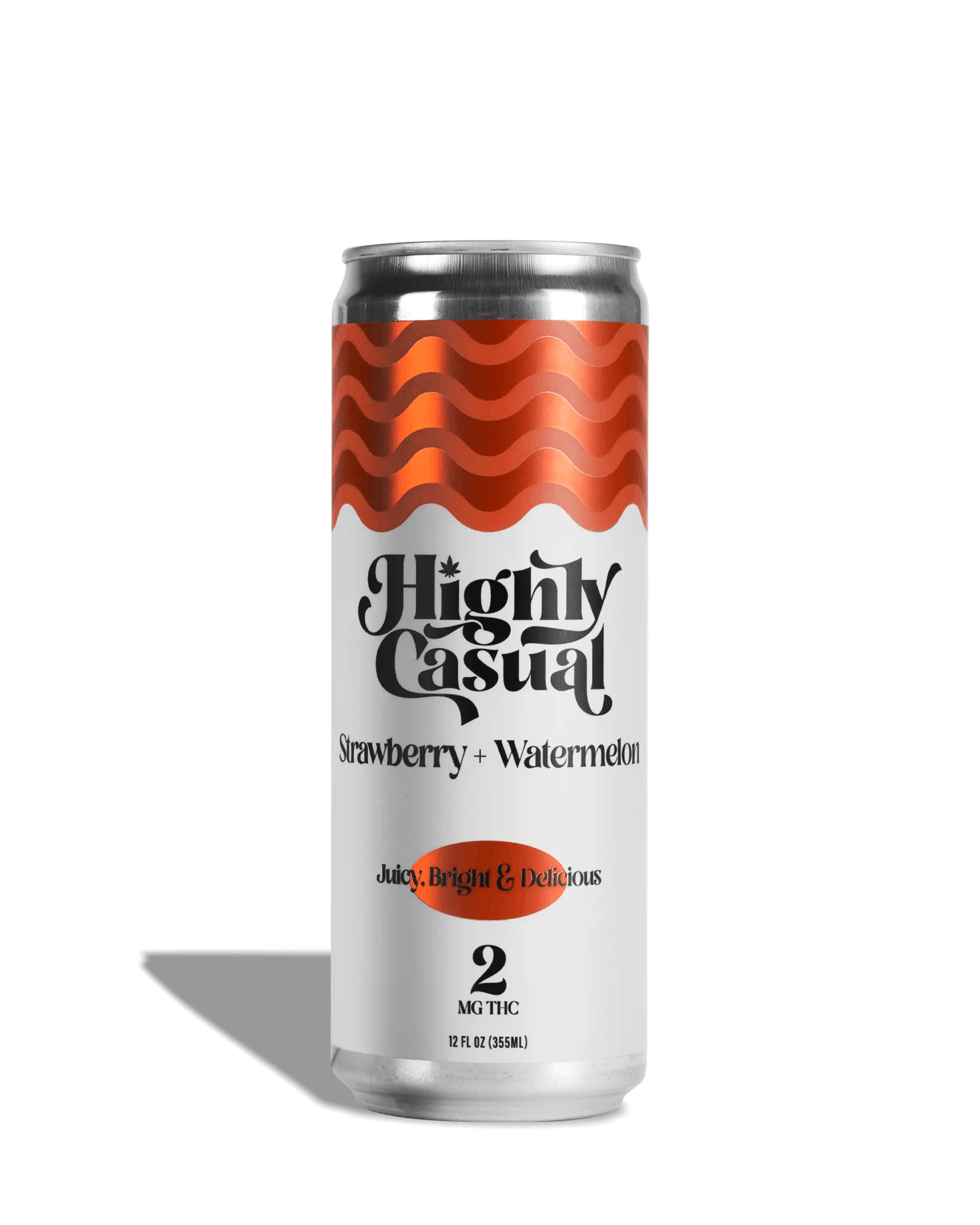 Product: Highly Casual | Strawberry + Watermelon Seltzer | 2mg