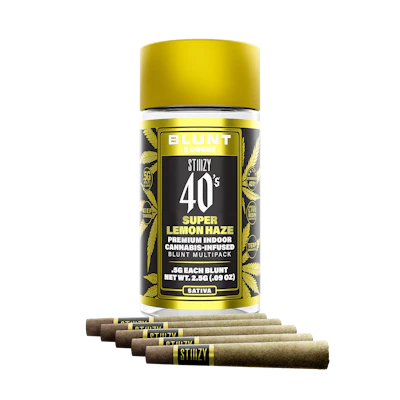 Stiiizy - 5-Pack .5g Live Resin Infused Blunts - Super Lemon Haze
