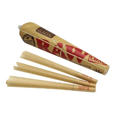 Raw | Classic | King Sized Cone | 3 pack