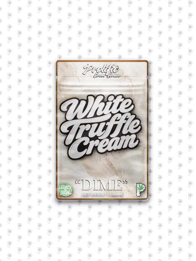 Prolific Growhouse Dime Bag White Truffle Cream 1g (indica hybrid, flower)