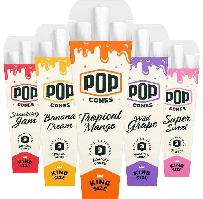 Product POP Cones - Assorted Flavors | 3pc | King Size