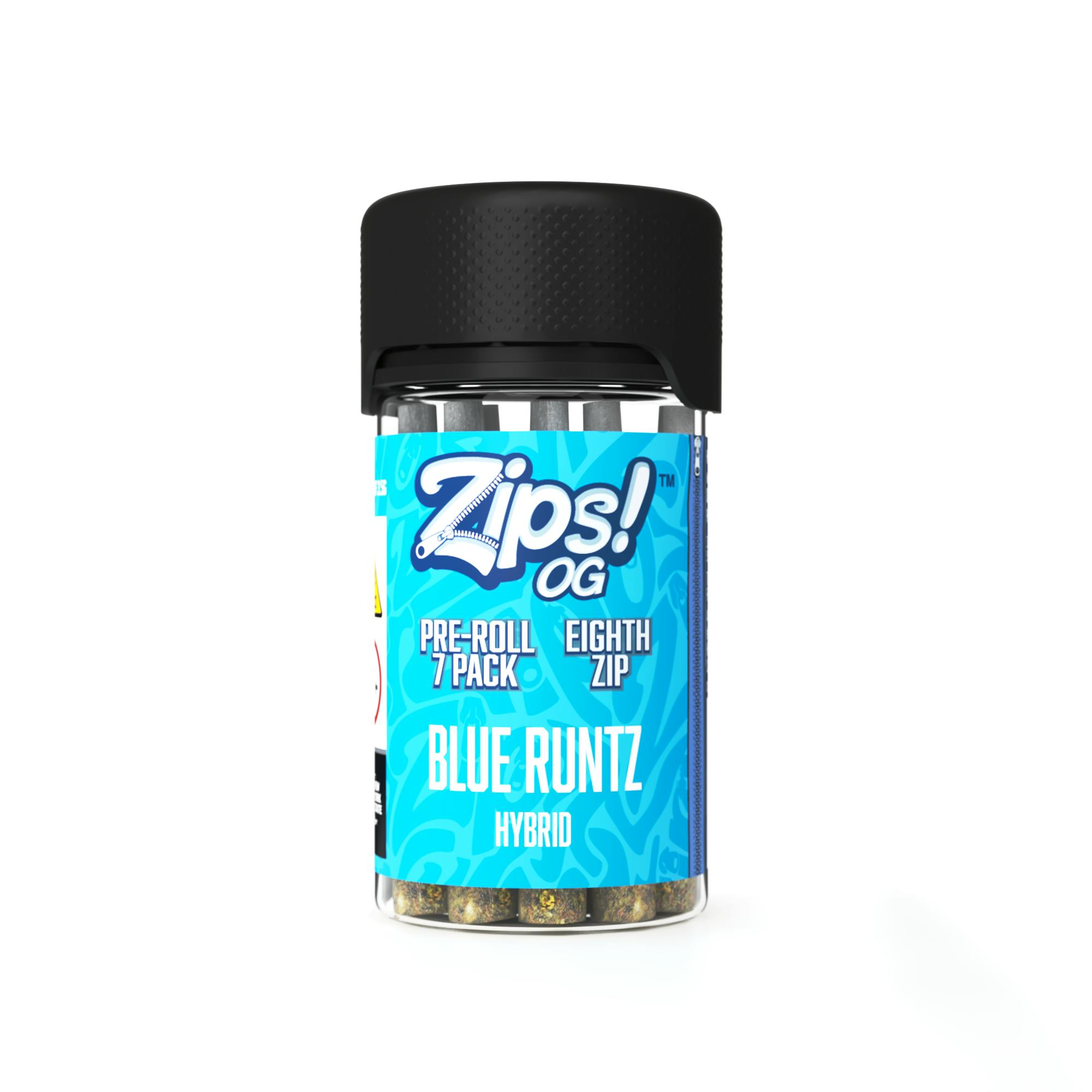 ZIPS | Blue Runtz | Preroll 7 Pack
