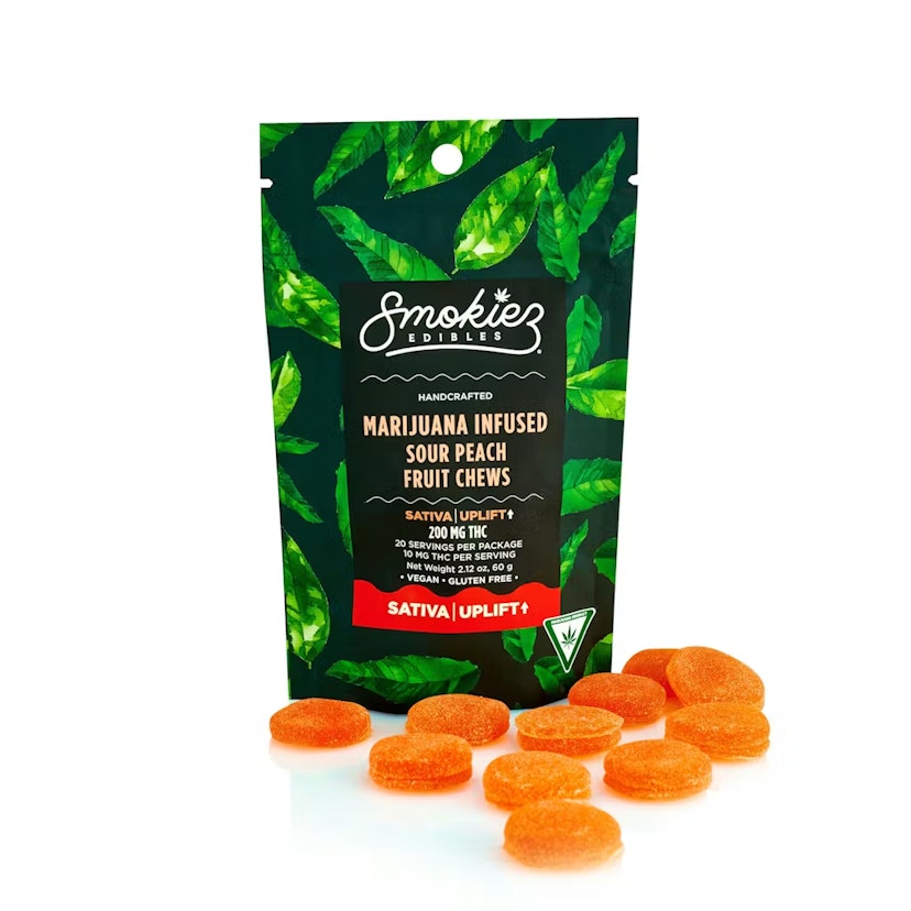 Smokiez | 200mg Gummies | Sour Peach