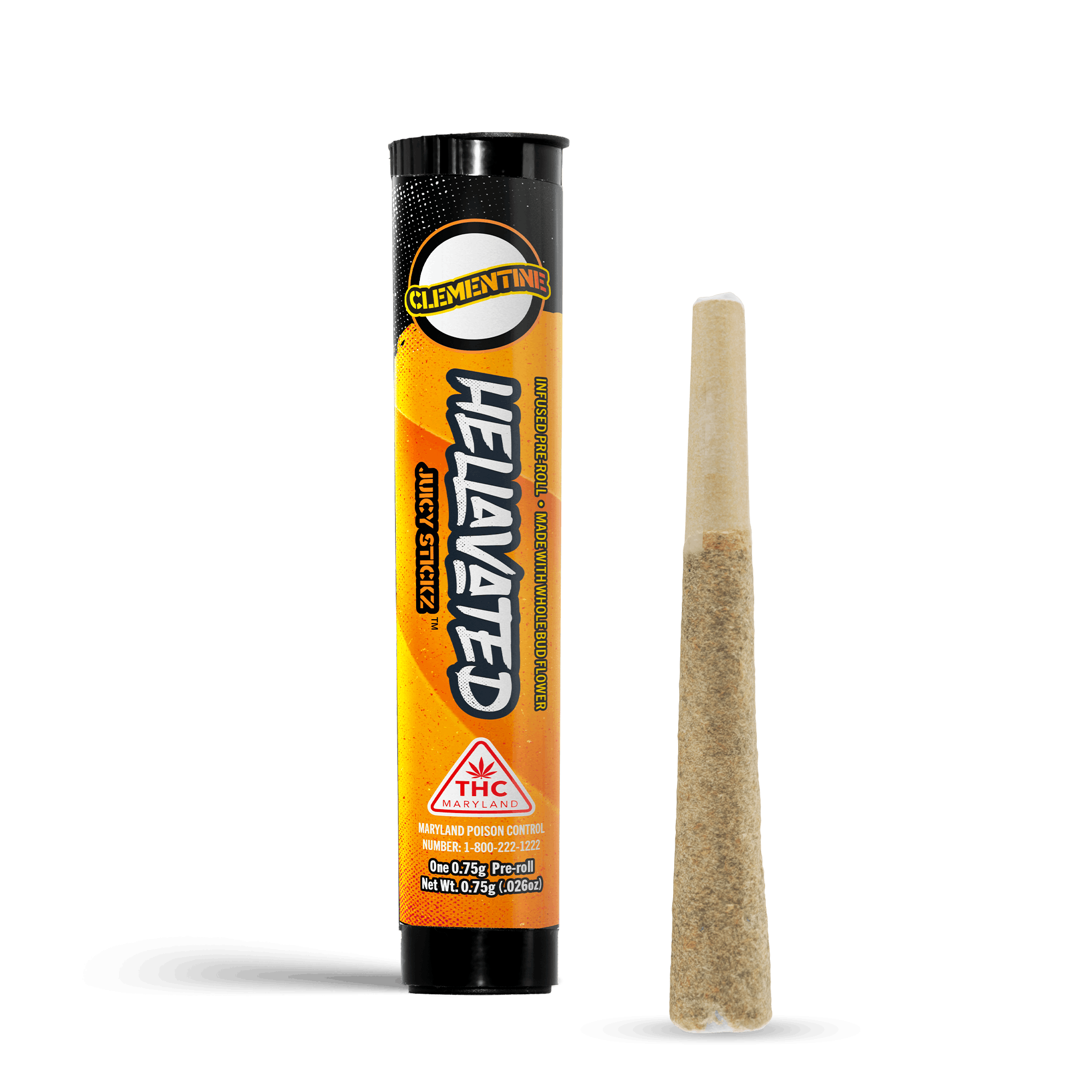【CRDH×CNP 80%】復活のJUICY JOLLY 1ml Clementine Juicy Stickz | 0.75g | Liberty (Rockville)
