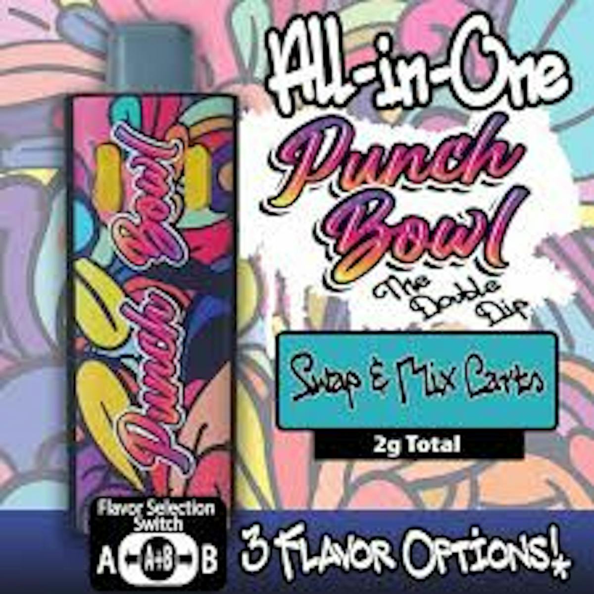 Photo of Coconut Kiwi Creamsicle Dual Tank 2g Disposable (Punch Bowl)