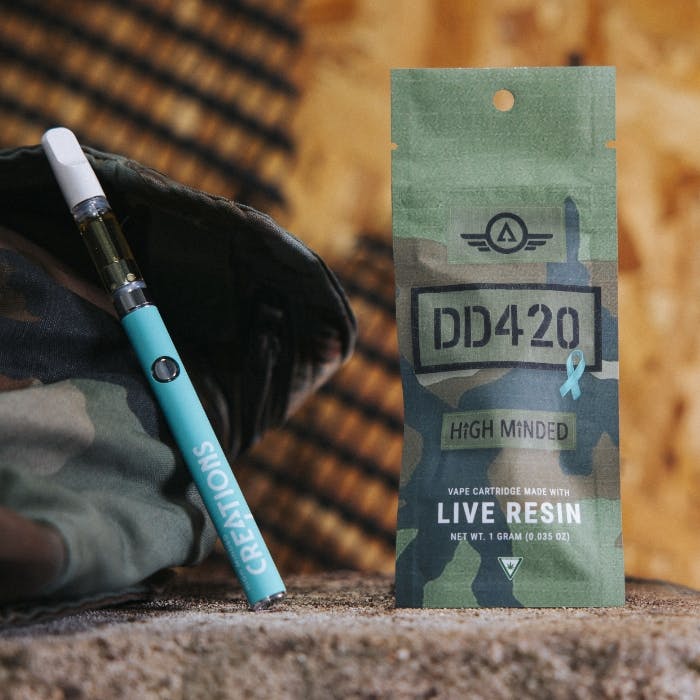 High Minded - Live Resin Cartridge 1g - DD420 | Timber Cannabis Co.