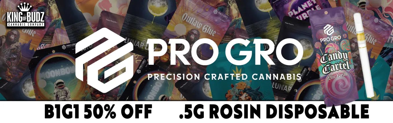 Pro Gro .5g Live Rosin Disposable - B1G1 50 Percent OFF